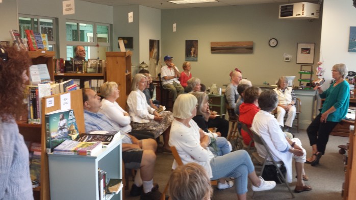 Rosalind Spitzer at her book signing on July 19 2018